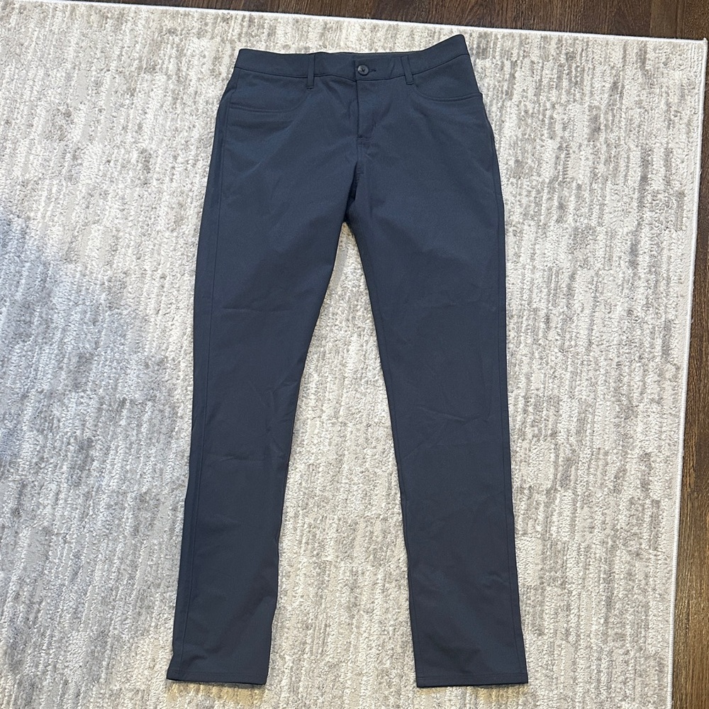 Slim Fit Men's Gray Pants